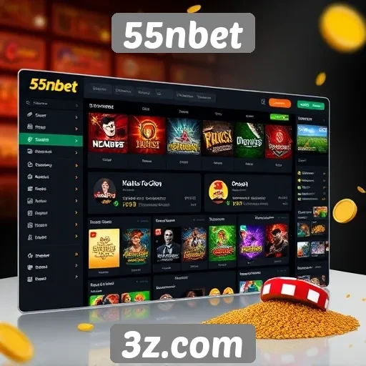 Experiência do usuário na interface do 55nbet